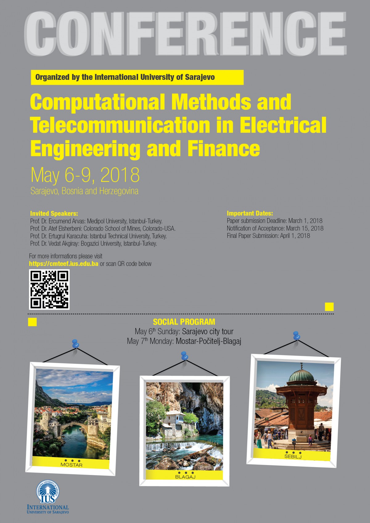 Computational Methods and Telecommunication in Electrical Engineering and Finance