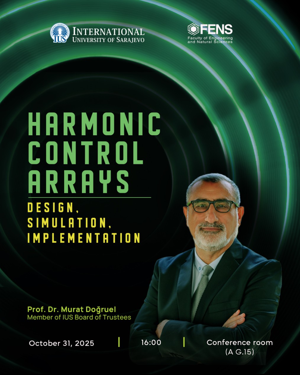 Guest Lecture at FENS: Harmonic Control Arrays: Design, Simulation and Implementation